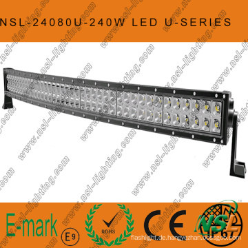 240W LED CREE Curved-U Light Bar Offroad, Spot/Flood/Combo LED Light Bar Offroadfahren Road